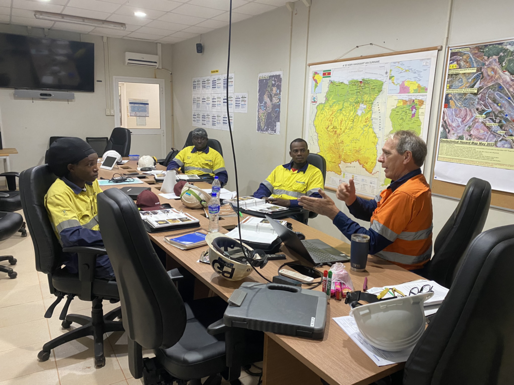 KLINGE lead trainer, Roy Gayler, conducting TIA300 Certification - Suriname